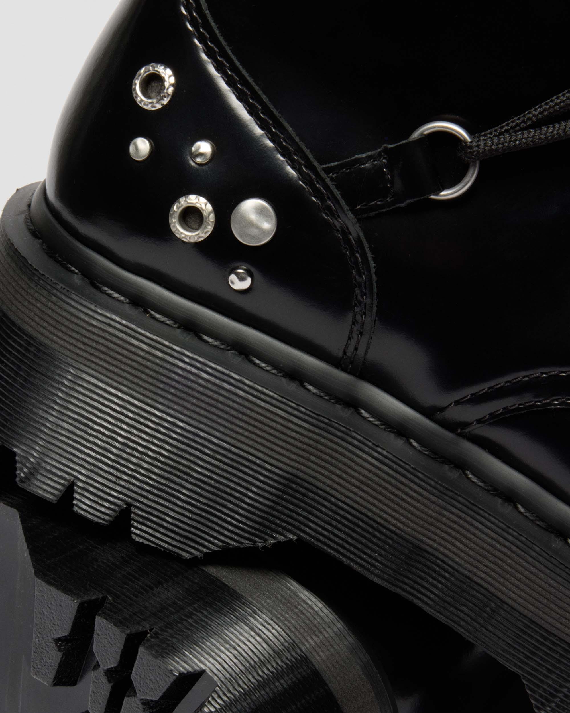 Jadon Hi Studded Buttero Leather Platform Boots