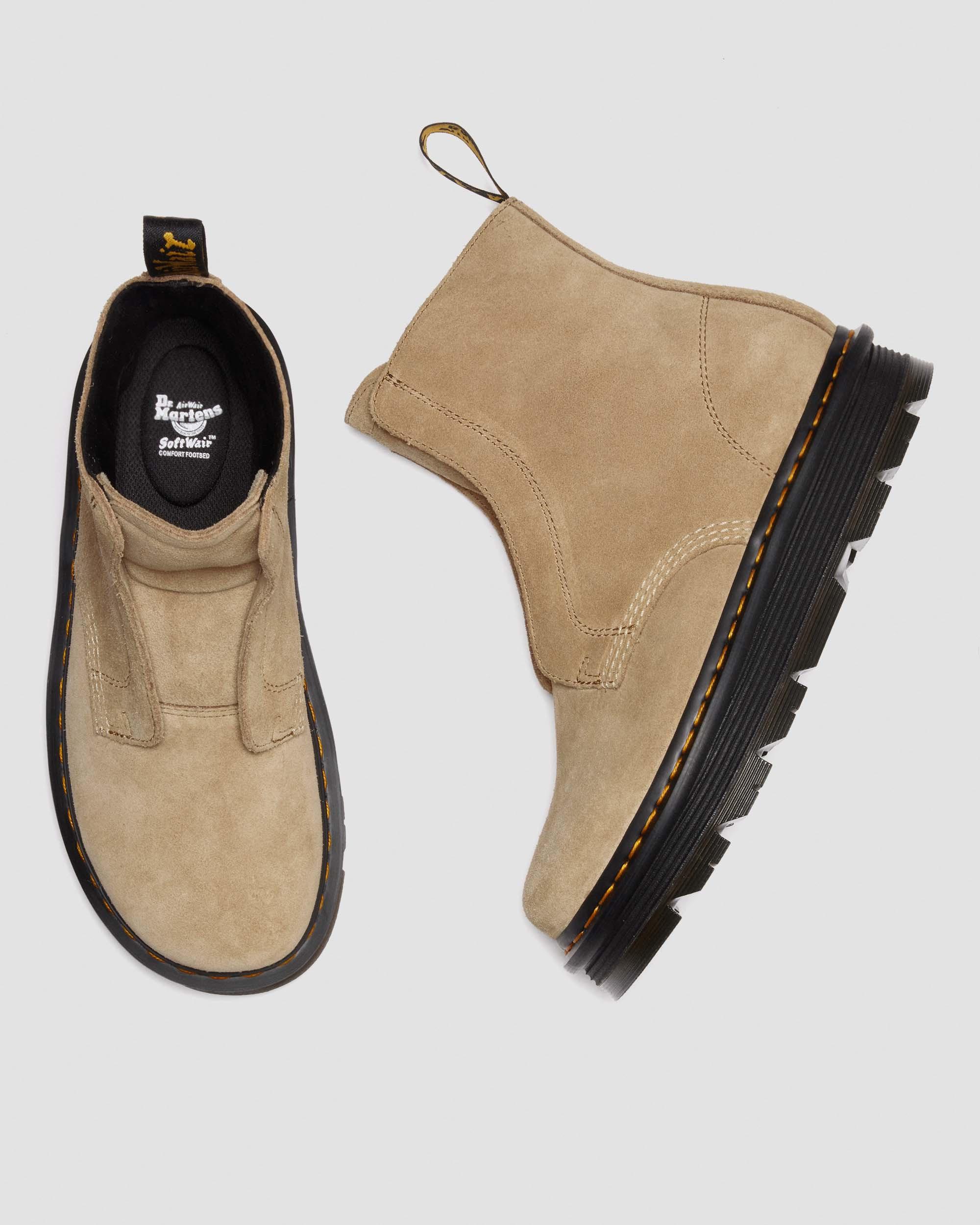 Zebzag Laceless 套入式麂皮靴