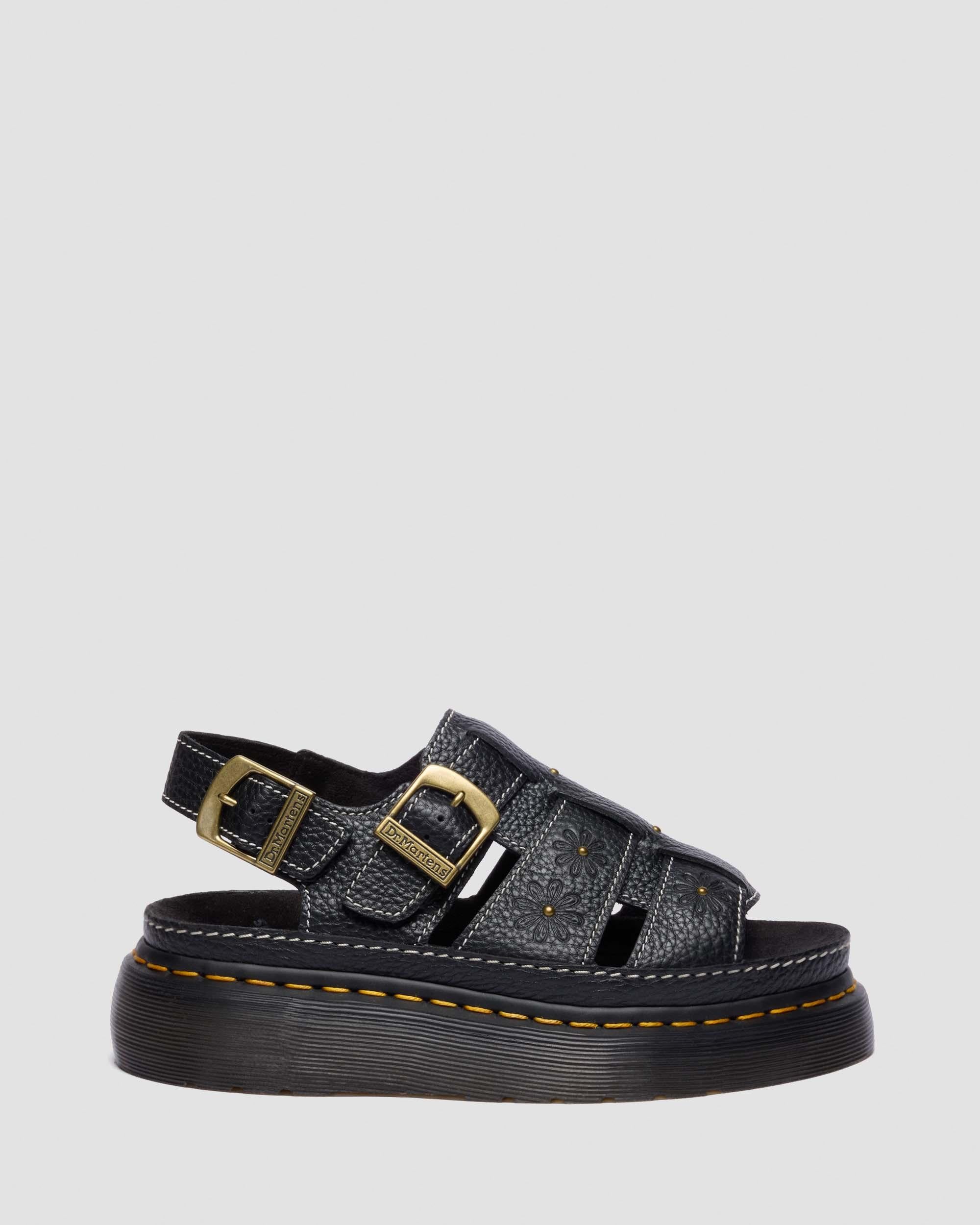 Wrenlie Open Toe Nappa Leather Fisherman Platform Sandals