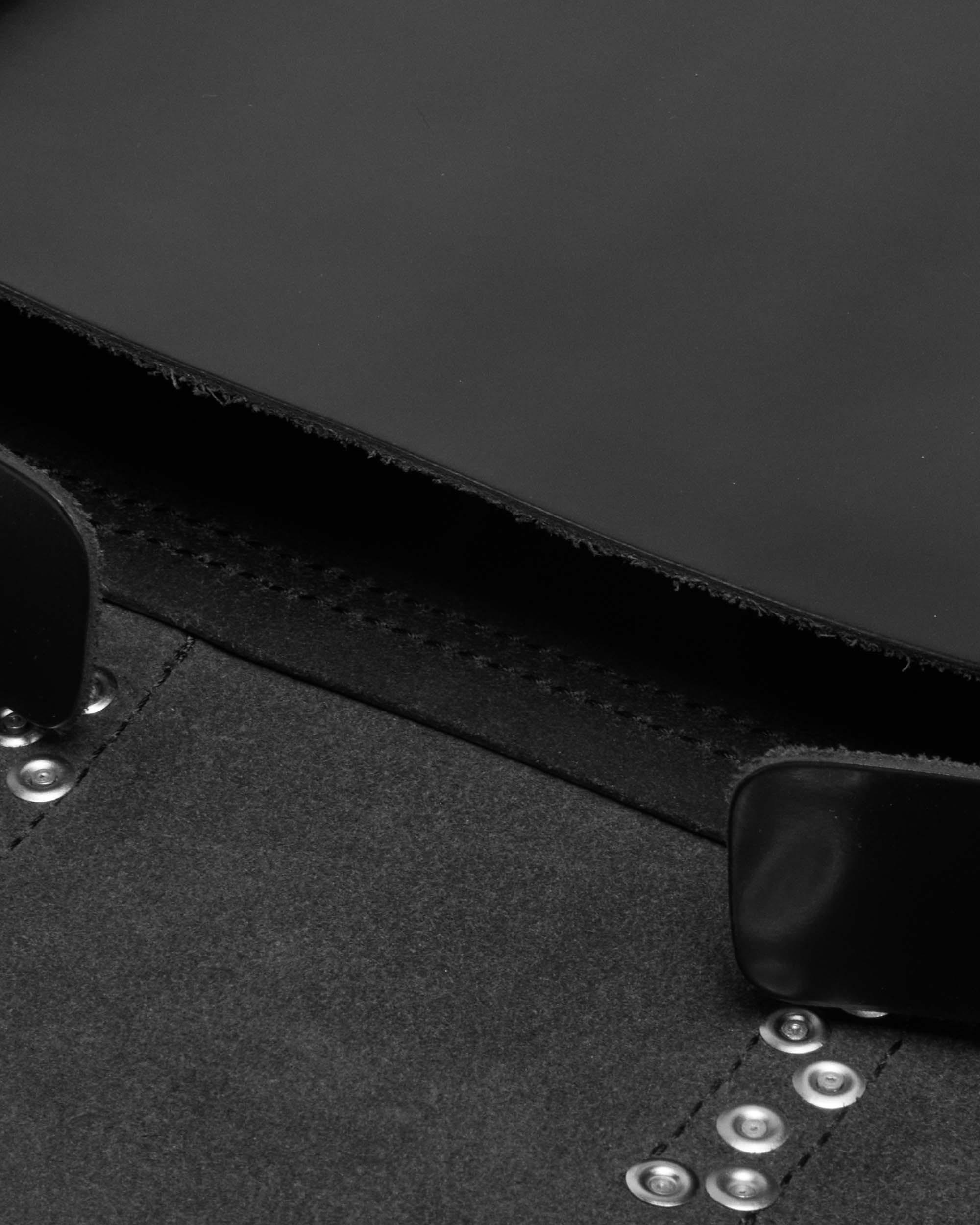 7" Studded Leather Satchel