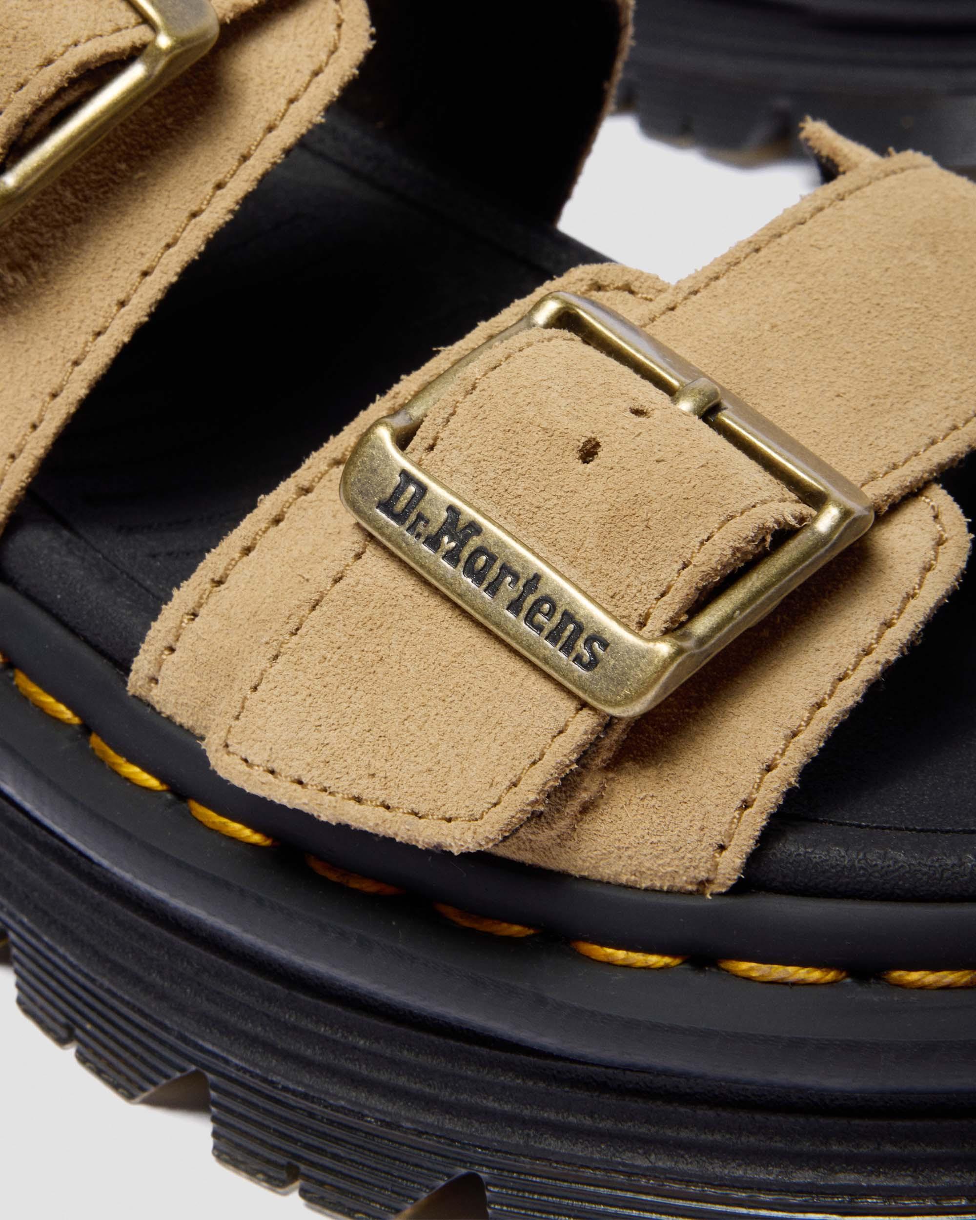 Zebzag Suede Platform Sandals