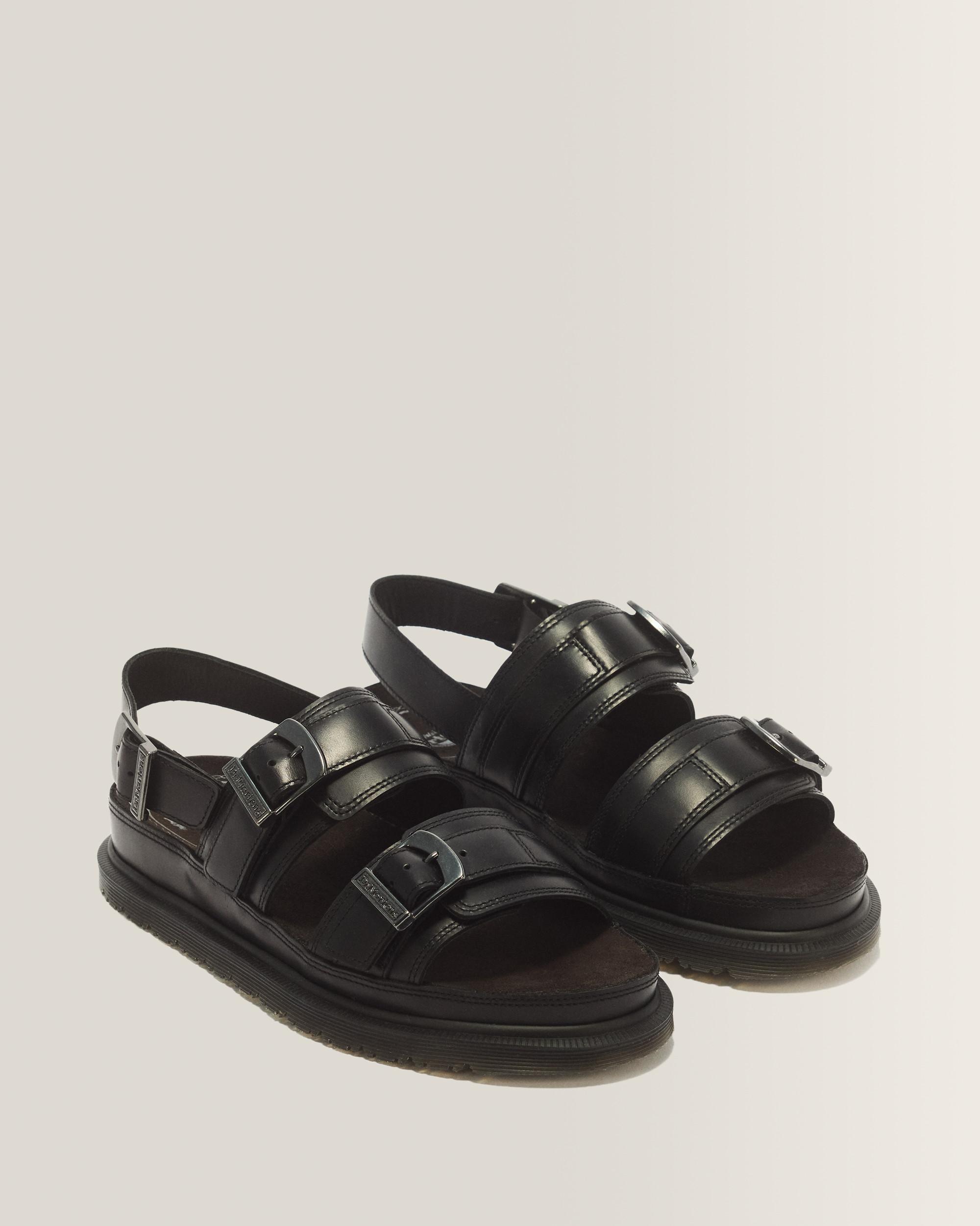 San Two Strap Orleans Leather Sandals