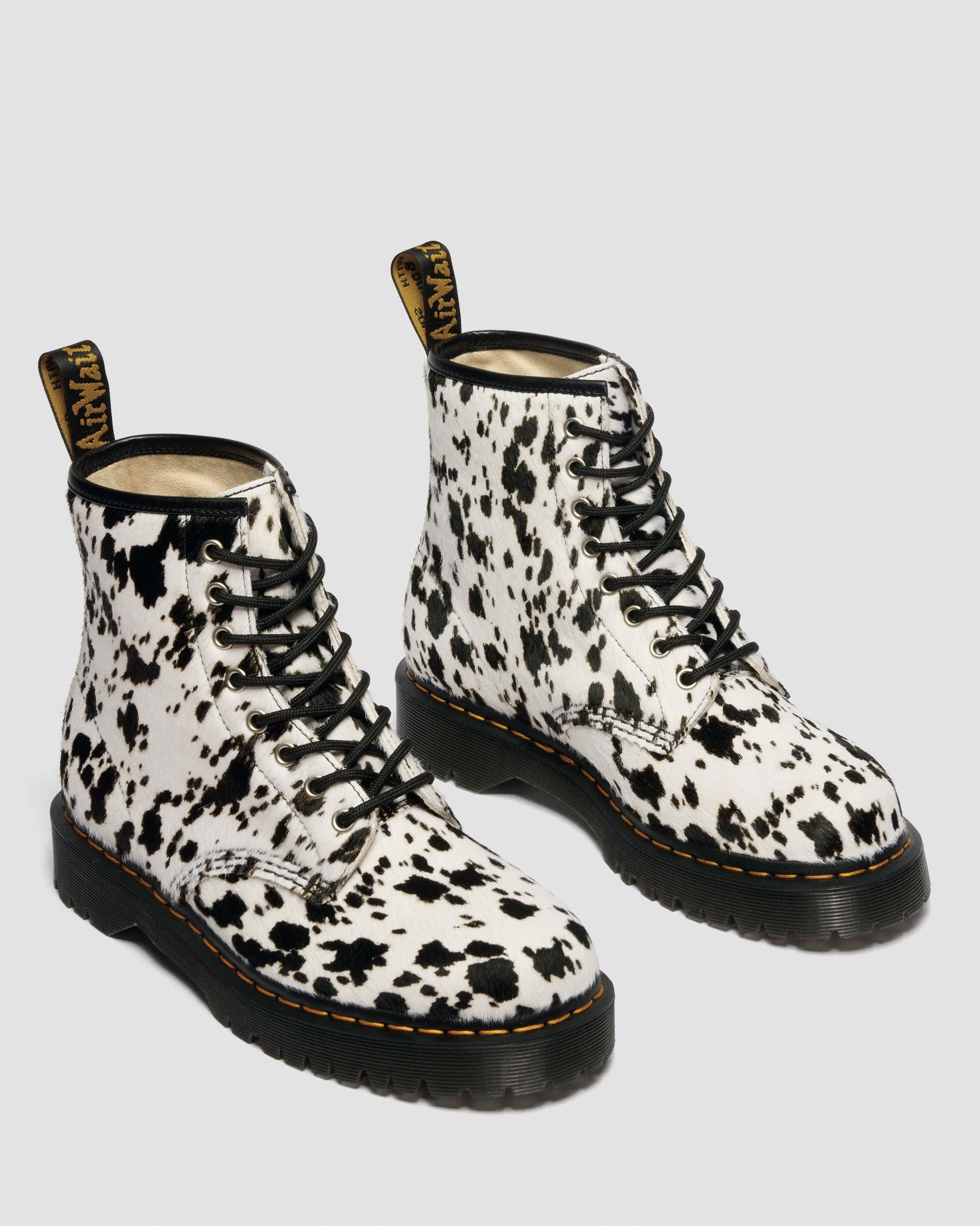 1460 Bex Dalmatian Hair On Leather Boots