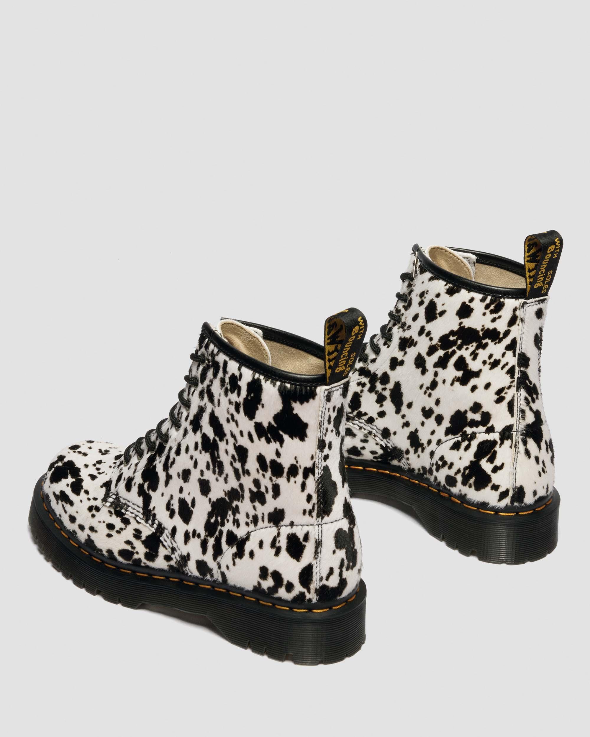 1460 Bex Dalmatian Hair On Leather Boots