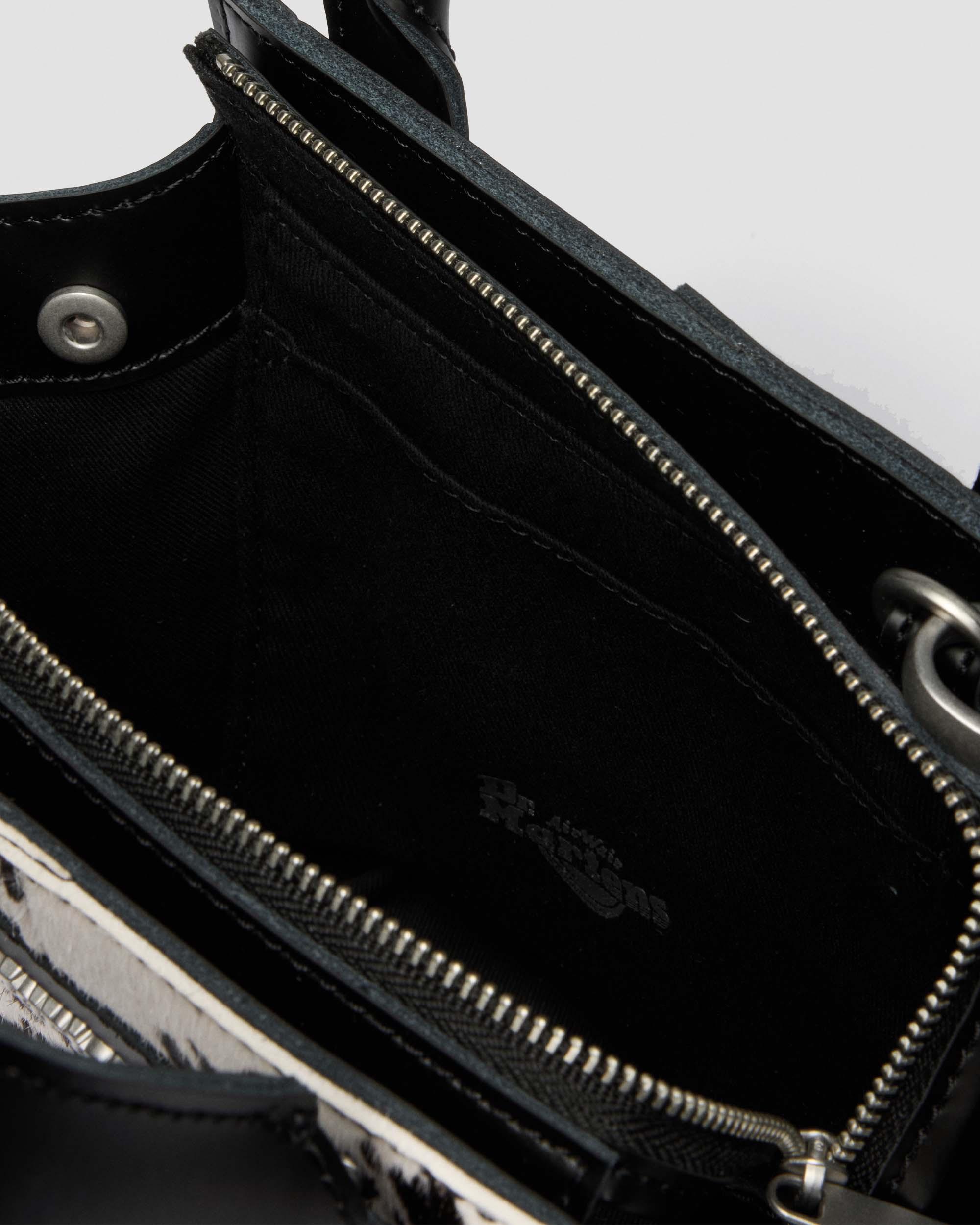 Extra Small Dalmatian Hair-On Leather Tote Bag
