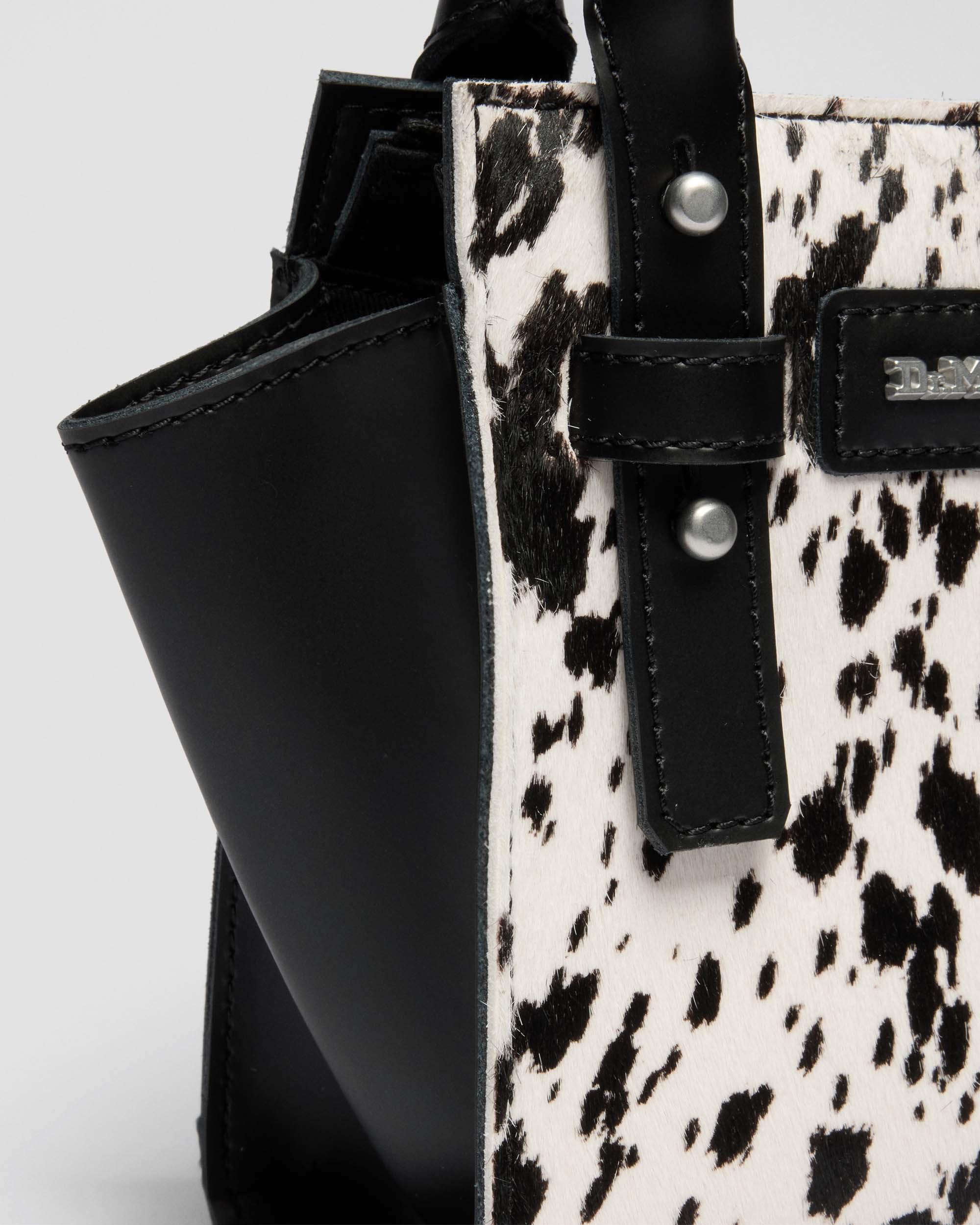 Extra Small Dalmatian Hair-On Leather Tote Bag
