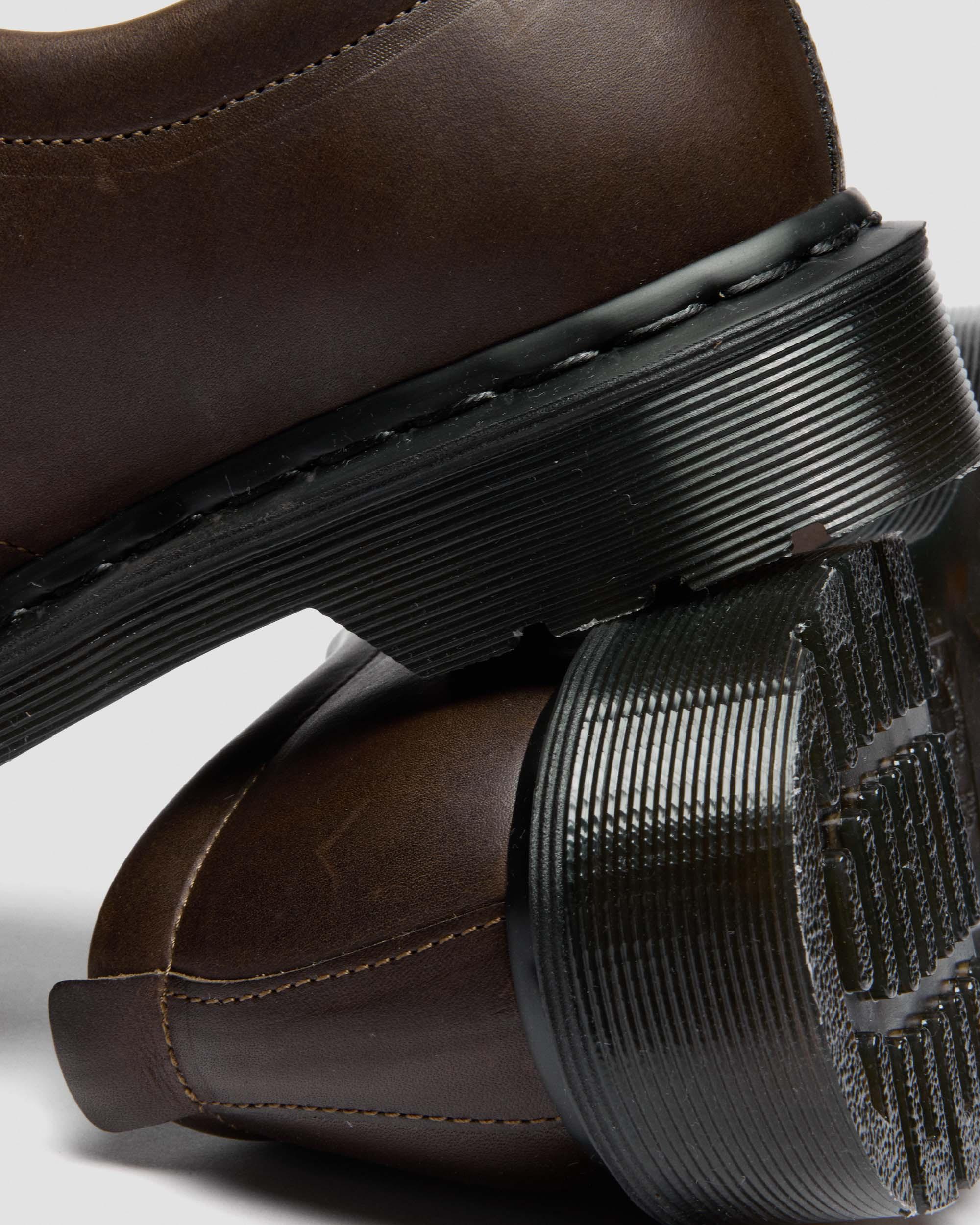 MHL. 1461 Grained Oiled Leather Oxford Shoes
