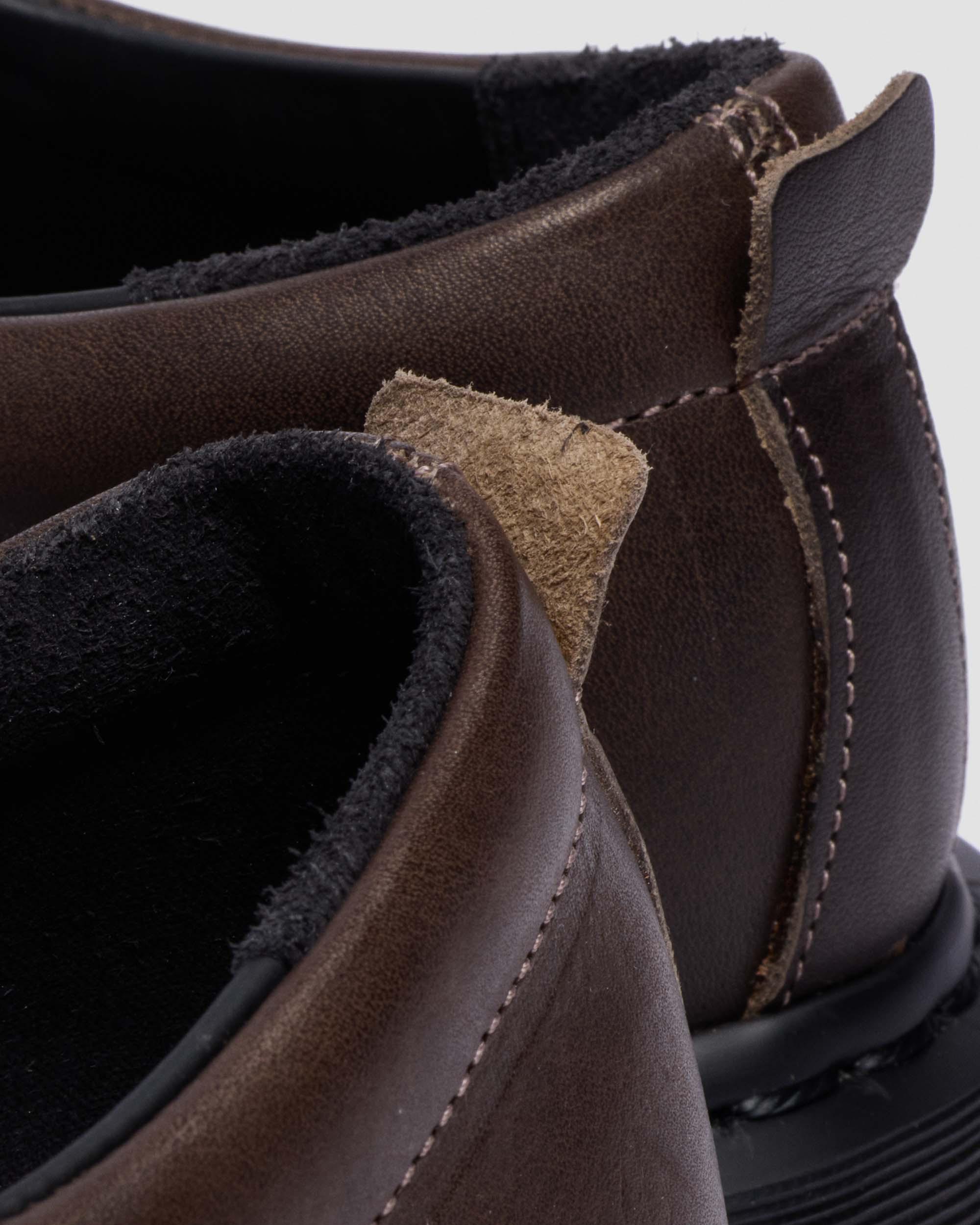 MHL. 1461 Grained Oiled Leather Oxford Shoes