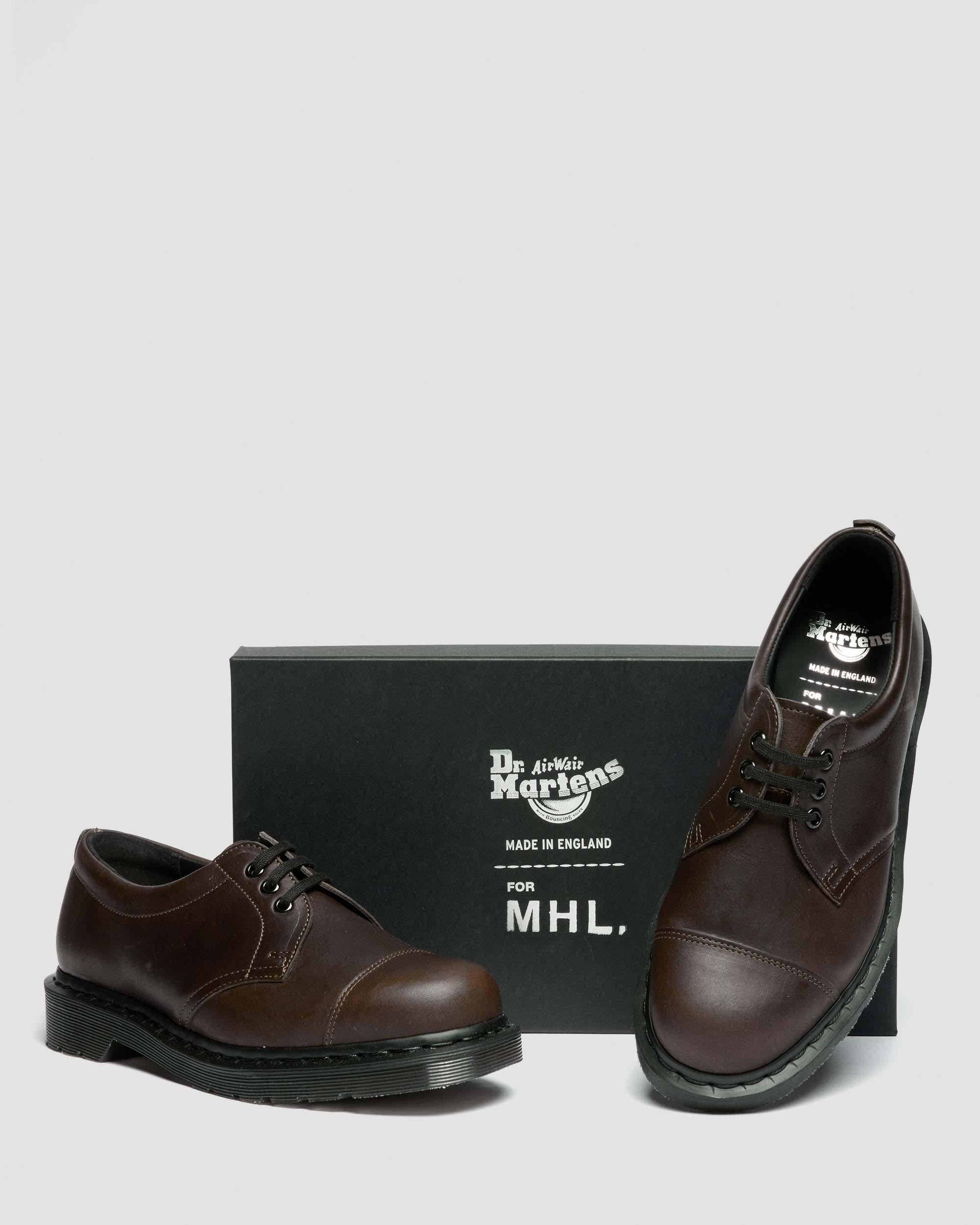 MHL. 1461 Grained Oiled Leather Oxford Shoes