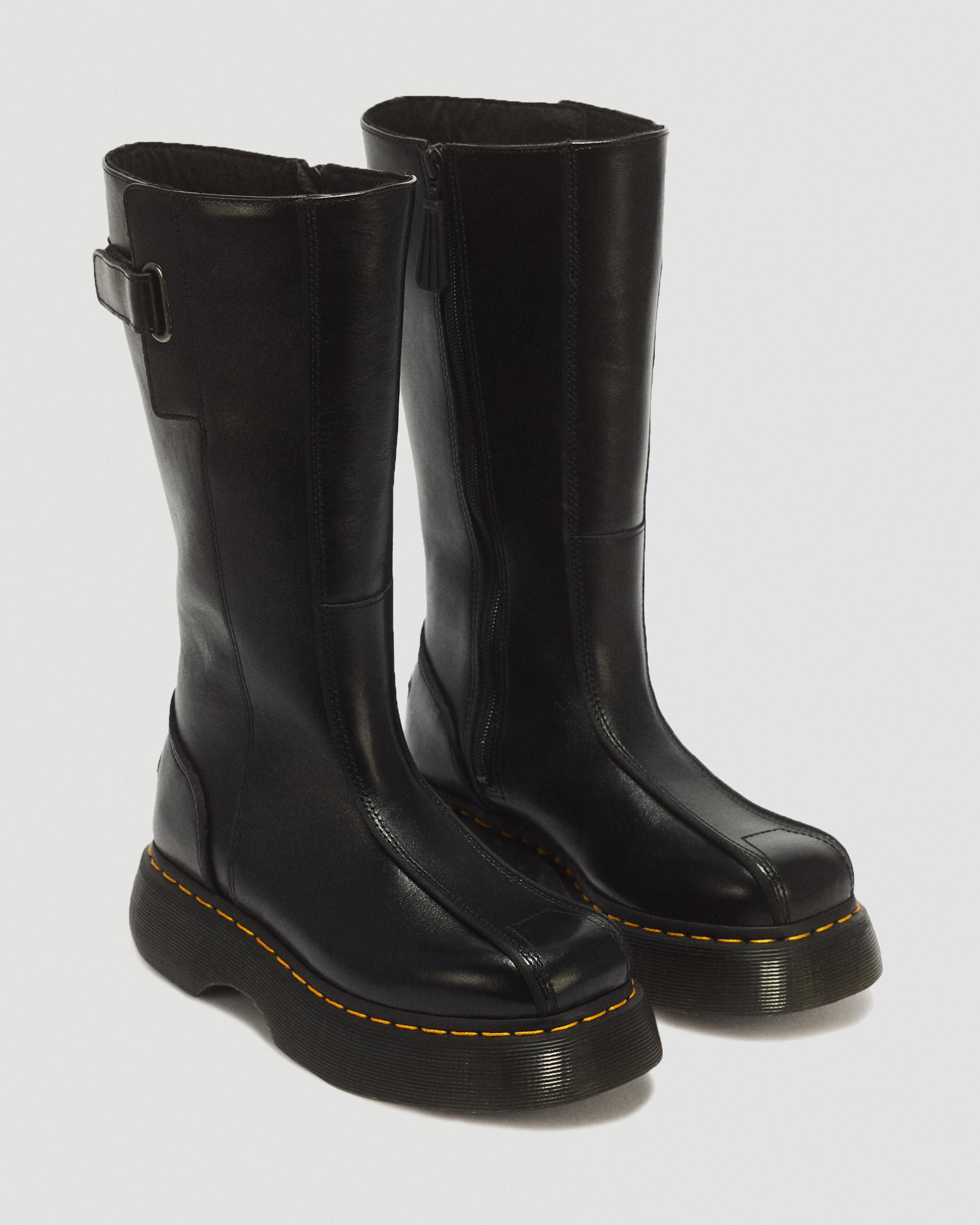 Buzz Hi Milled Gloss Leather Boots