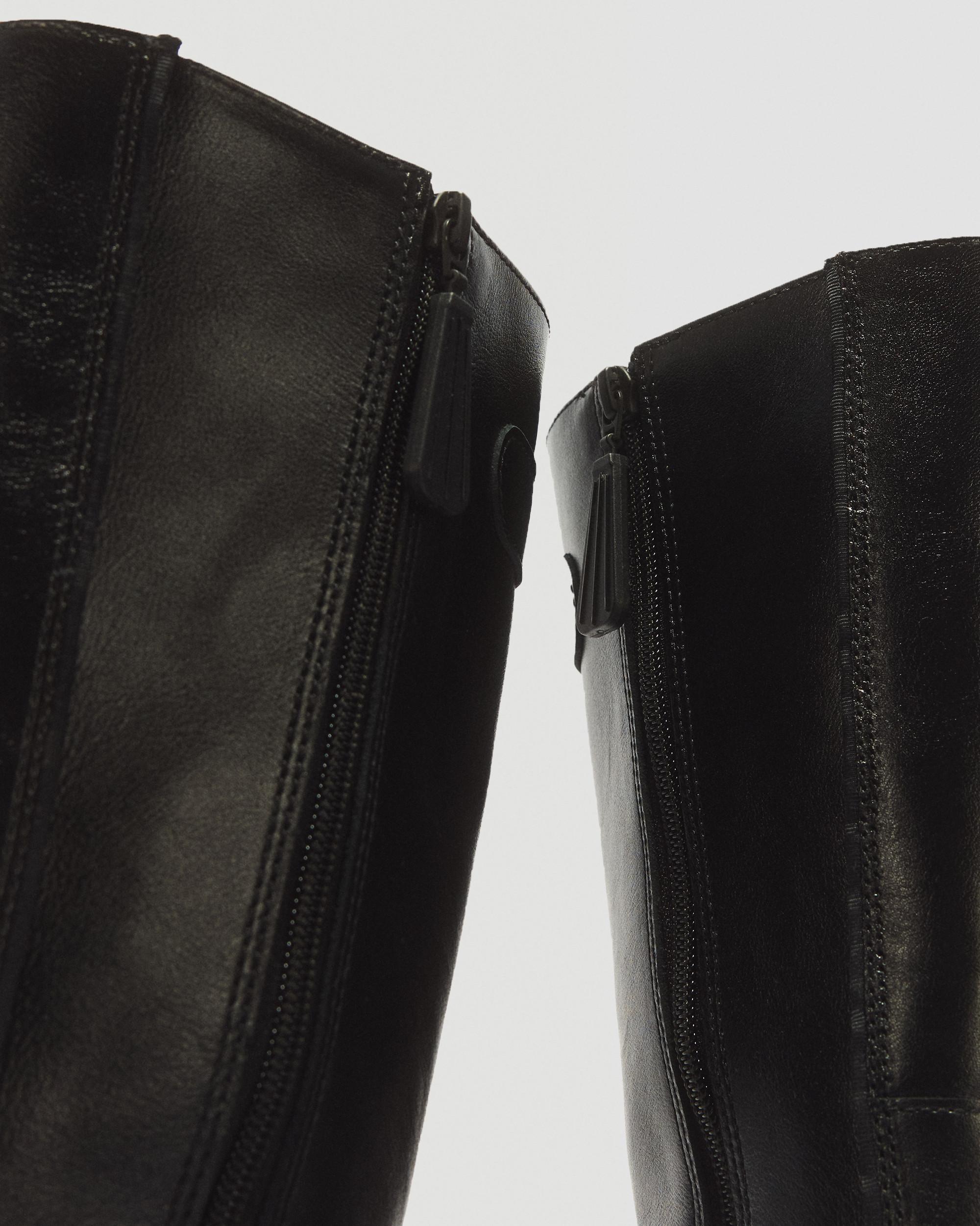 Buzz Hi Milled Gloss Leather Boots