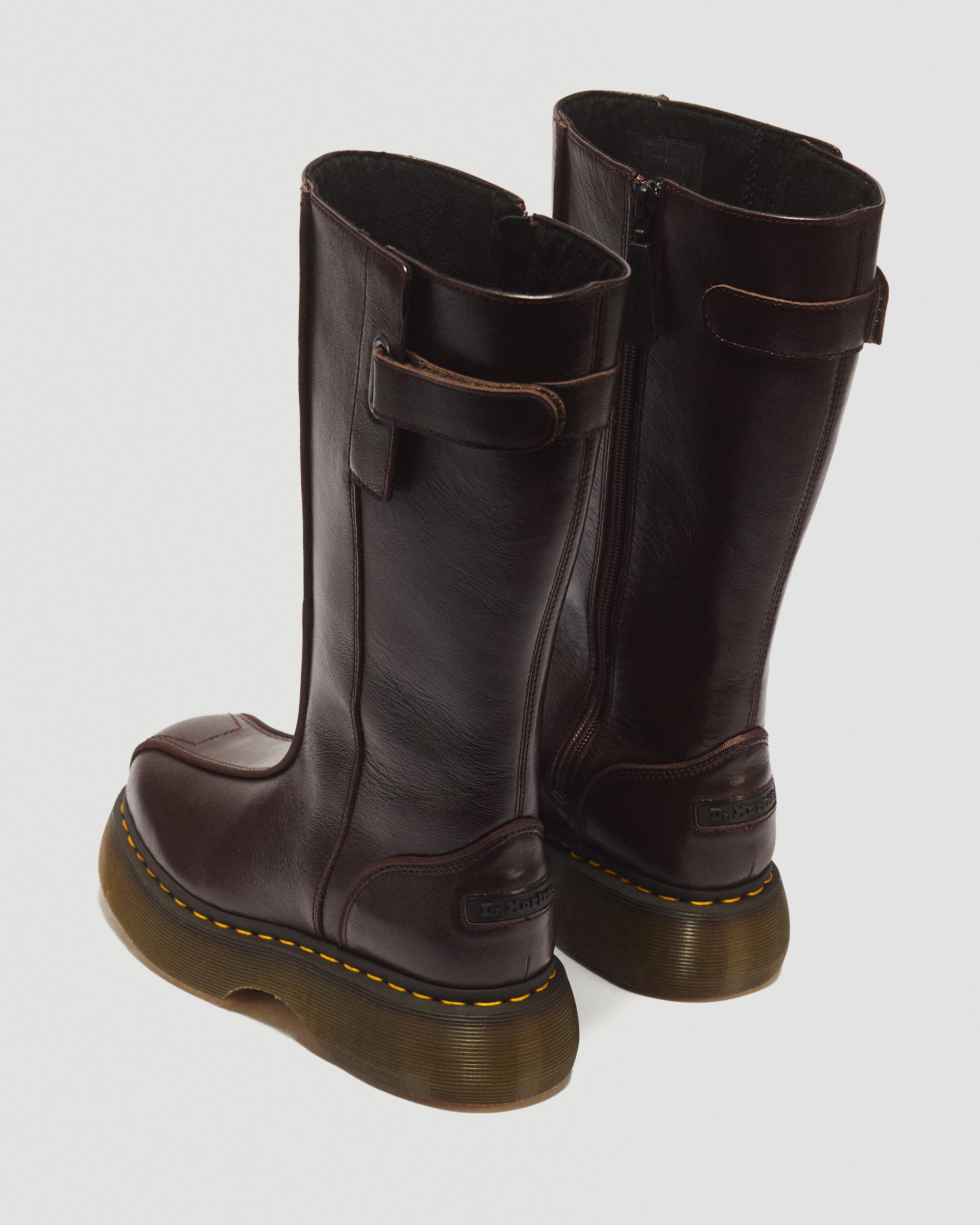 Buzz Hi Milled Gloss Leather Boots