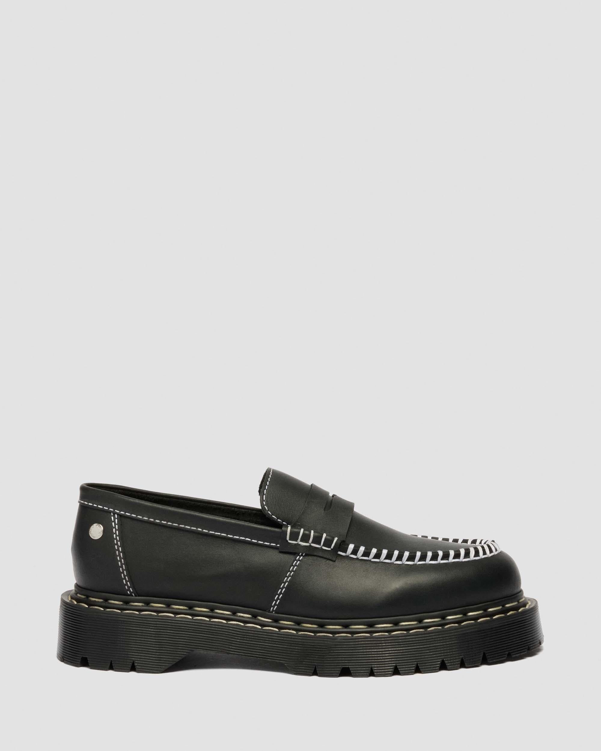 Penton Bex Double Stitch Smooth Leather Loafers