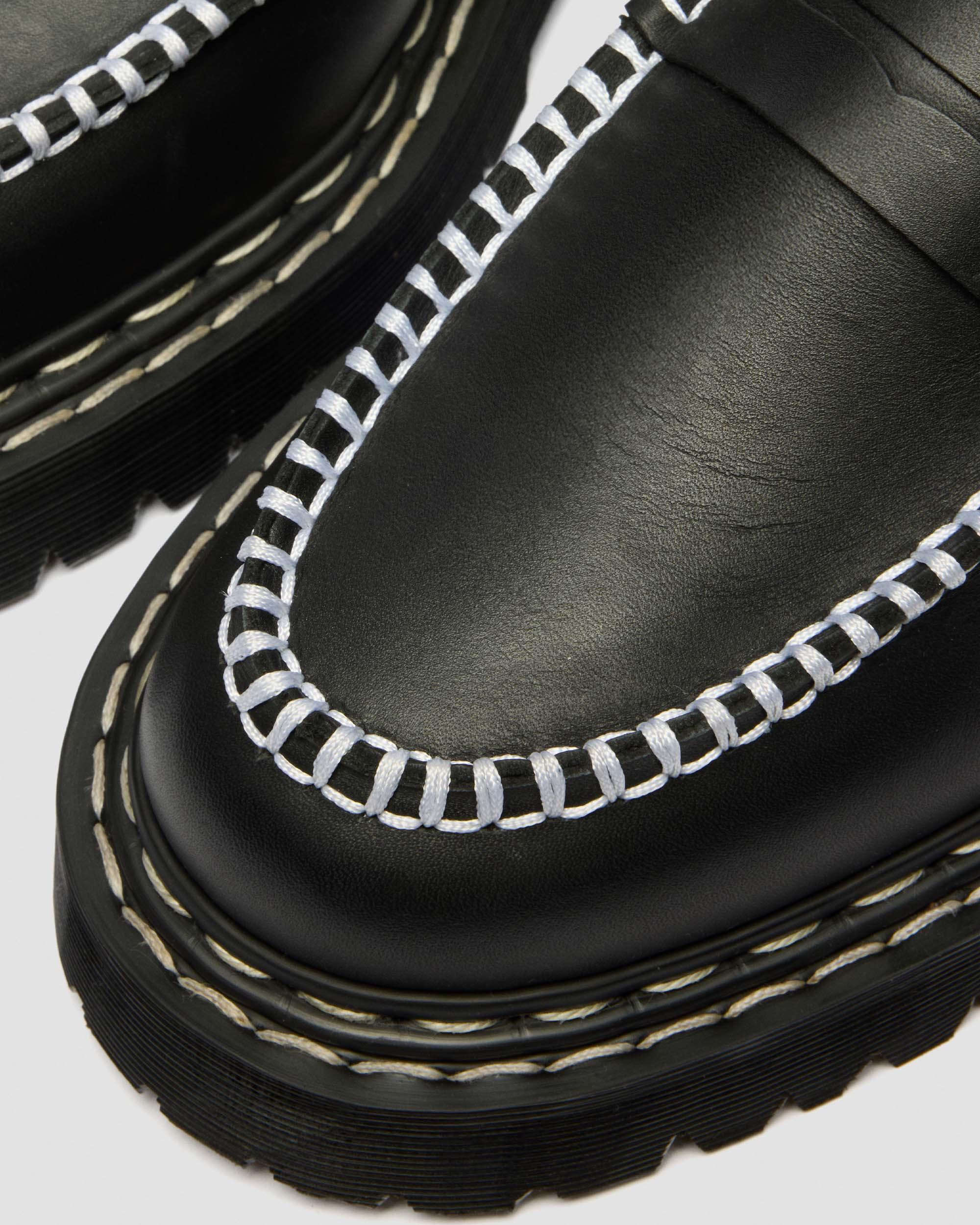 Penton Bex Double Stitch Smooth Leather Loafers