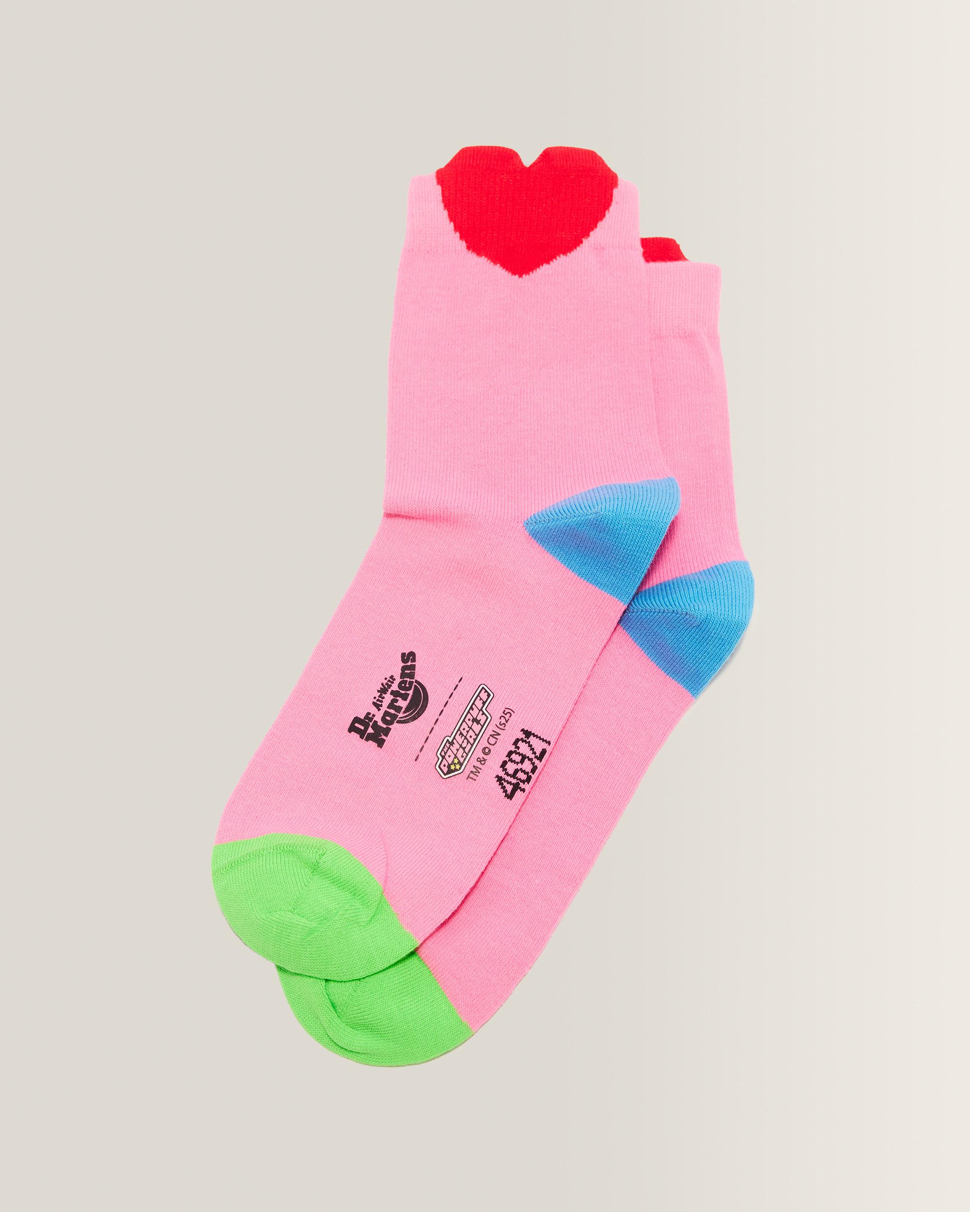 Powerpuff Girls Jacquard Heart Socks