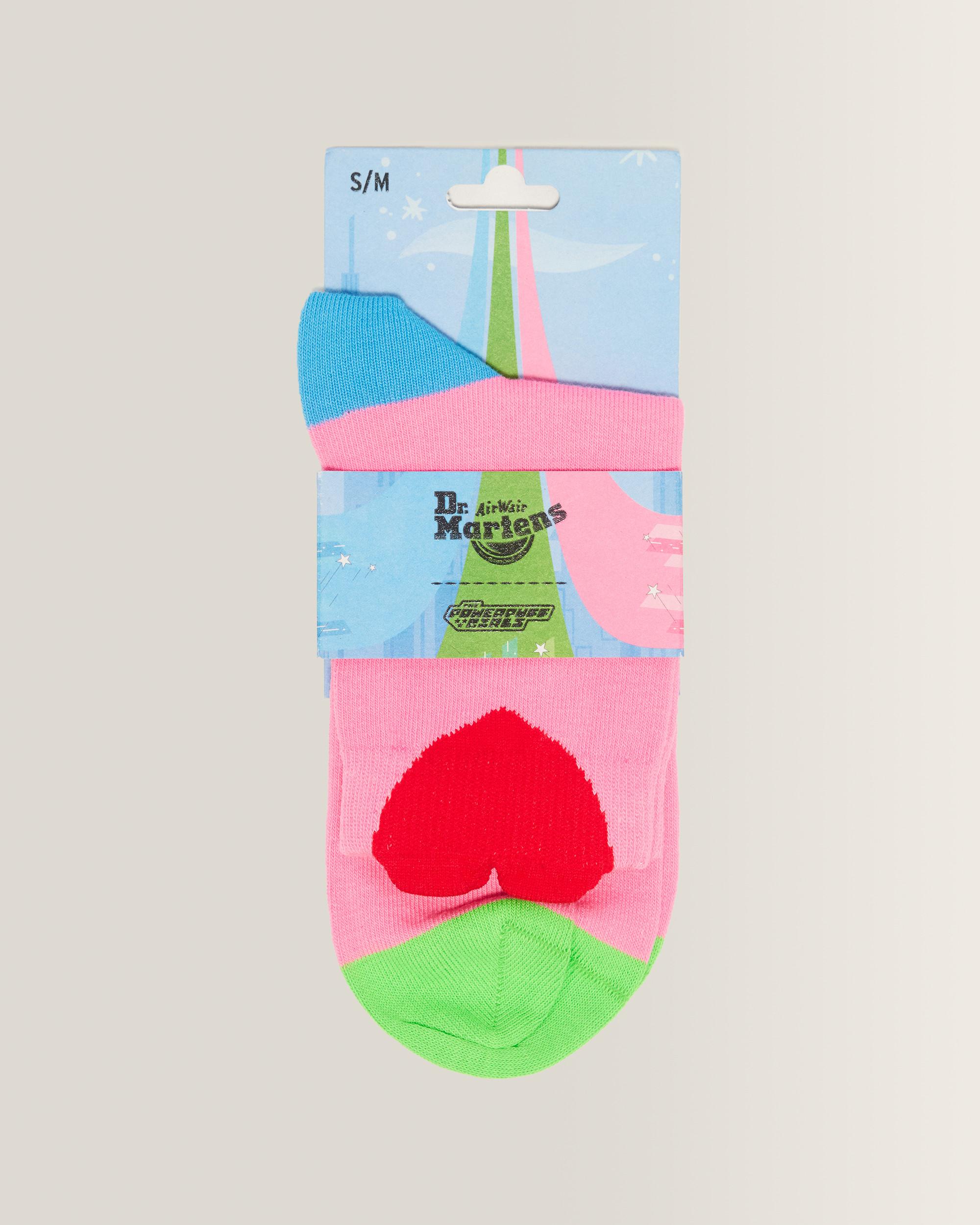 Powerpuff Girls Jacquard Heart Socks