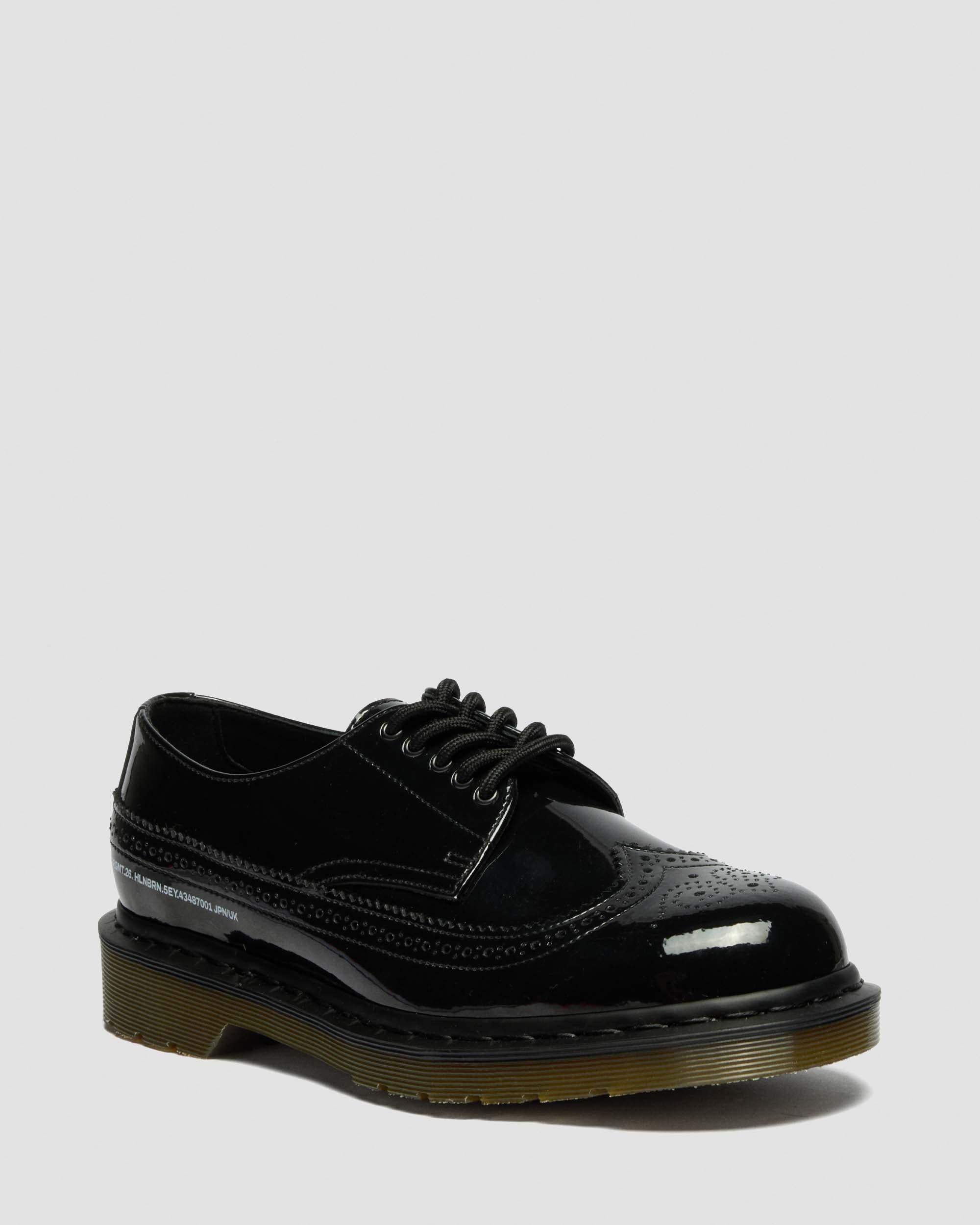 Dr. Martens X Fragment Hollingborn Brogue Patent Leather Oxford Shoes