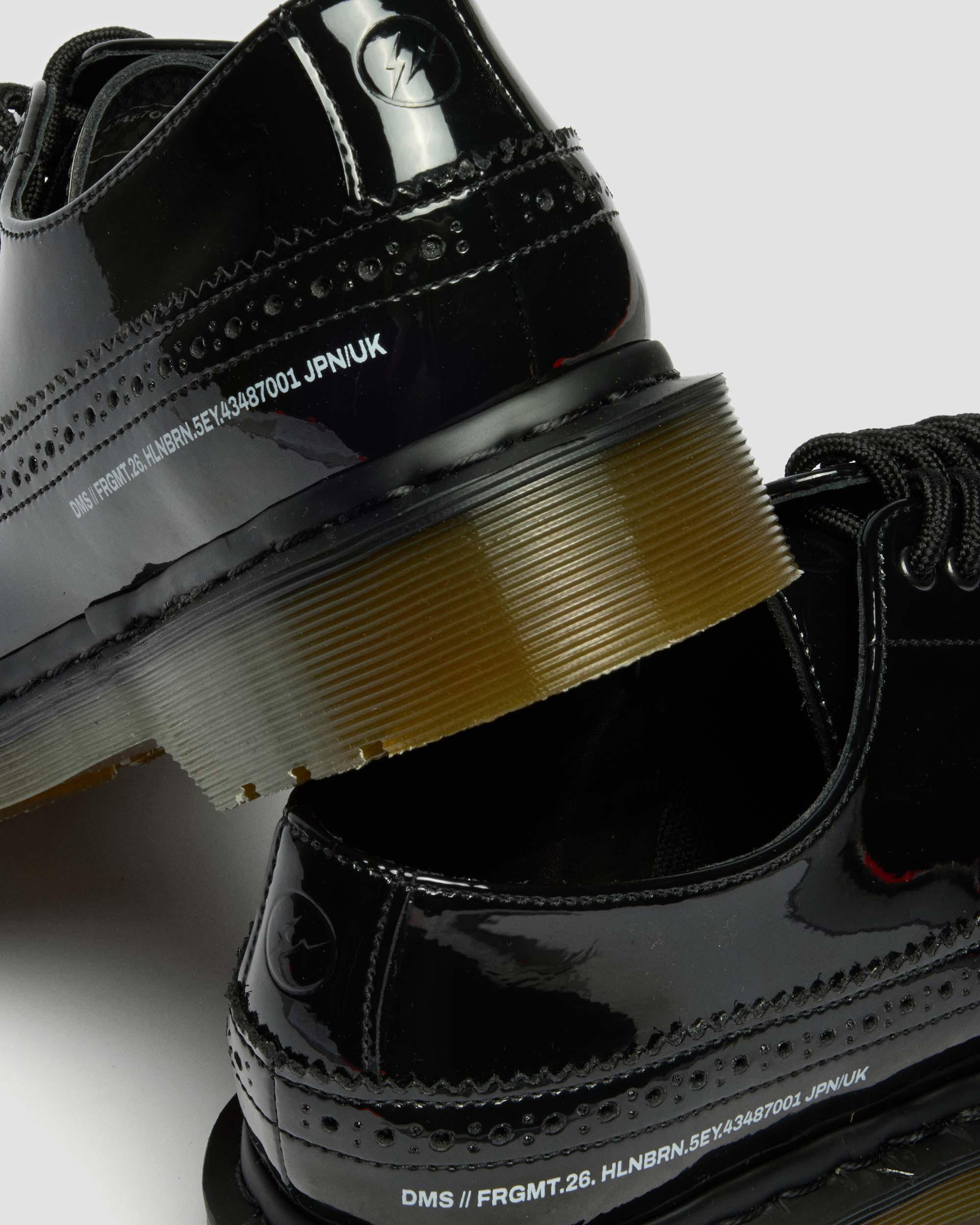 Dr. Martens X Fragment Hollingborn Brogue Patent Leather Oxford Shoes