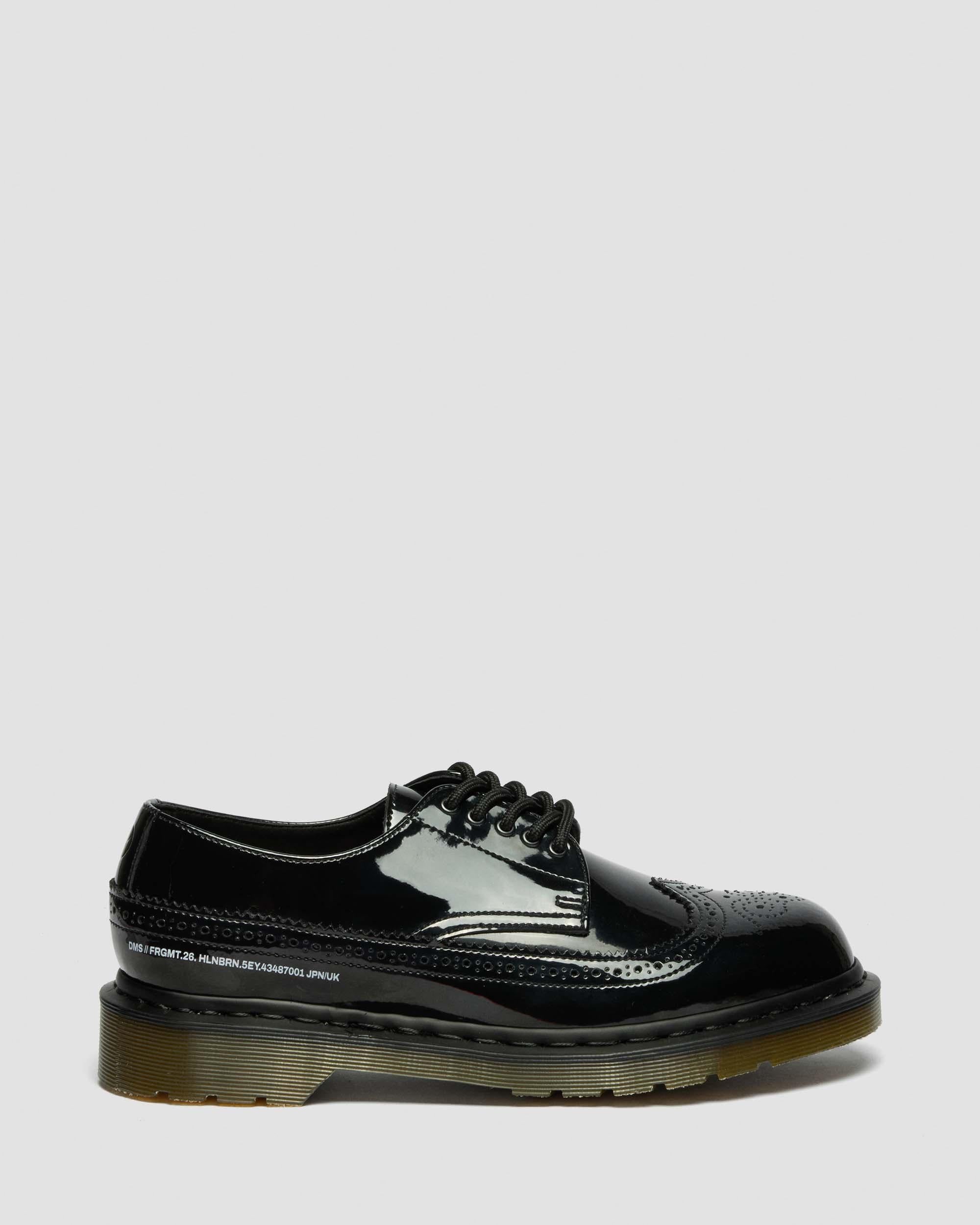 Dr. Martens X Fragment Hollingborn Brogue Patent Leather Oxford Shoes