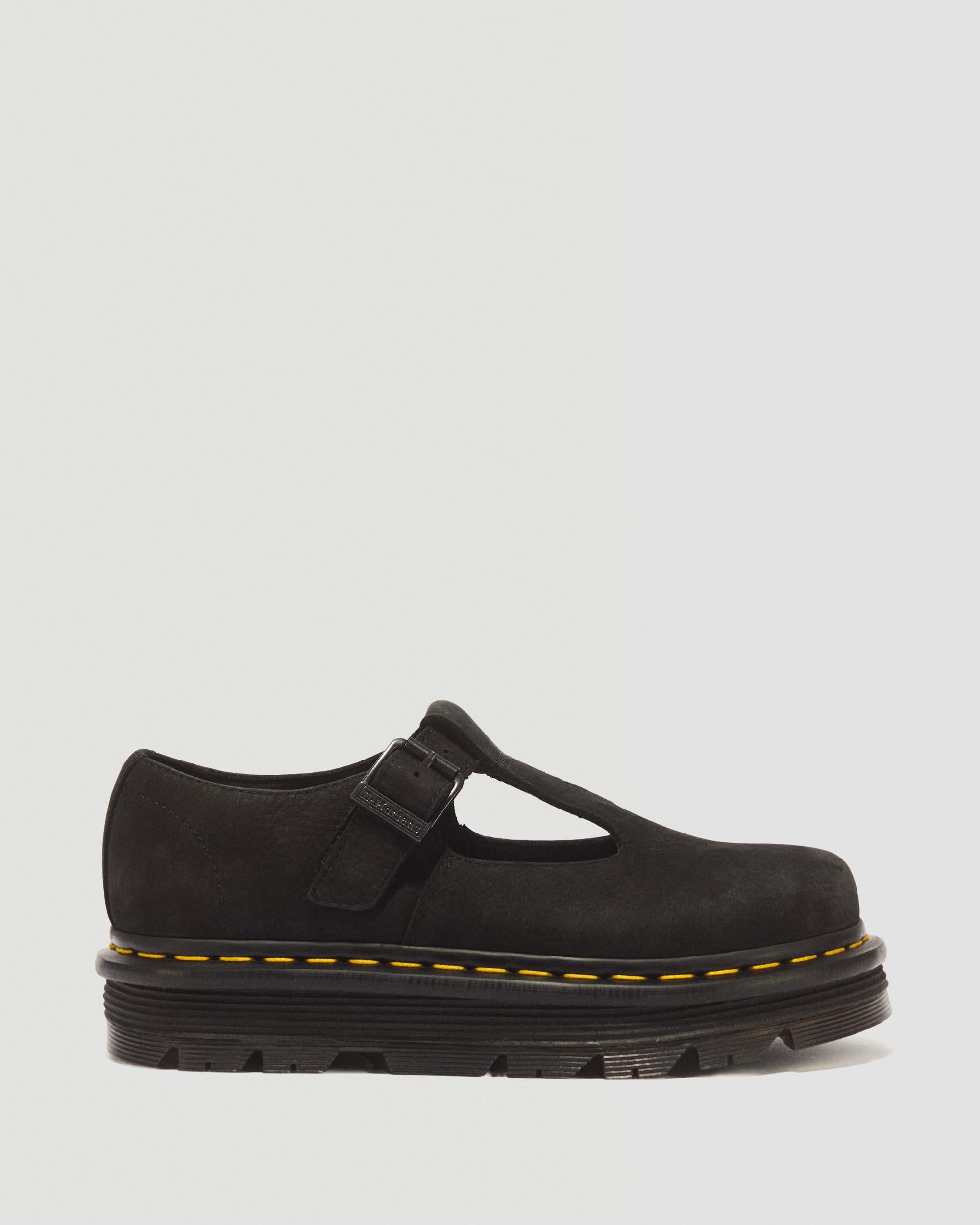 Zebzag Milled Nubuck Mary Jane Shoes