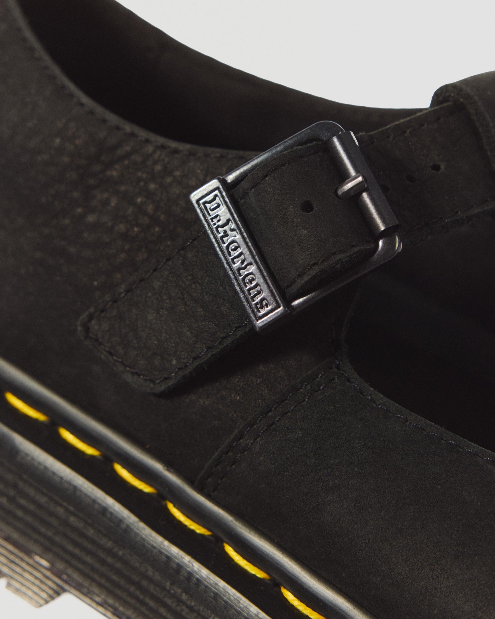 Zebzag Milled Nubuck Mary Jane Shoes