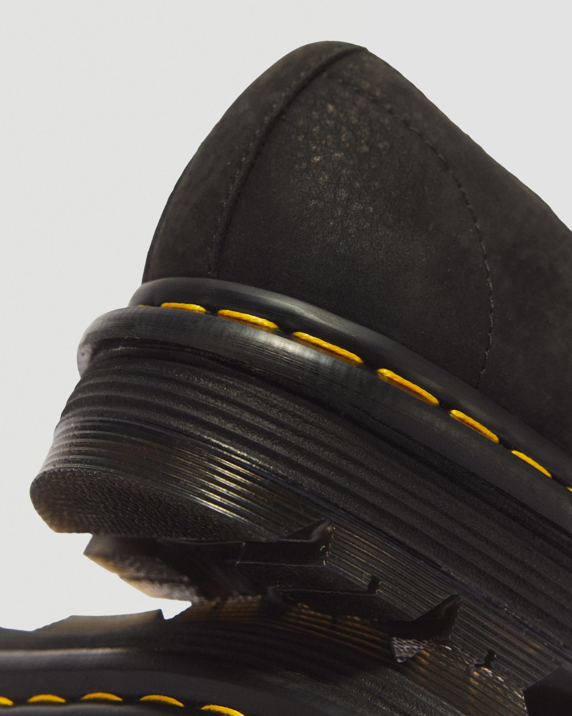 Zebzag Milled Nubuck Mary Jane Shoes