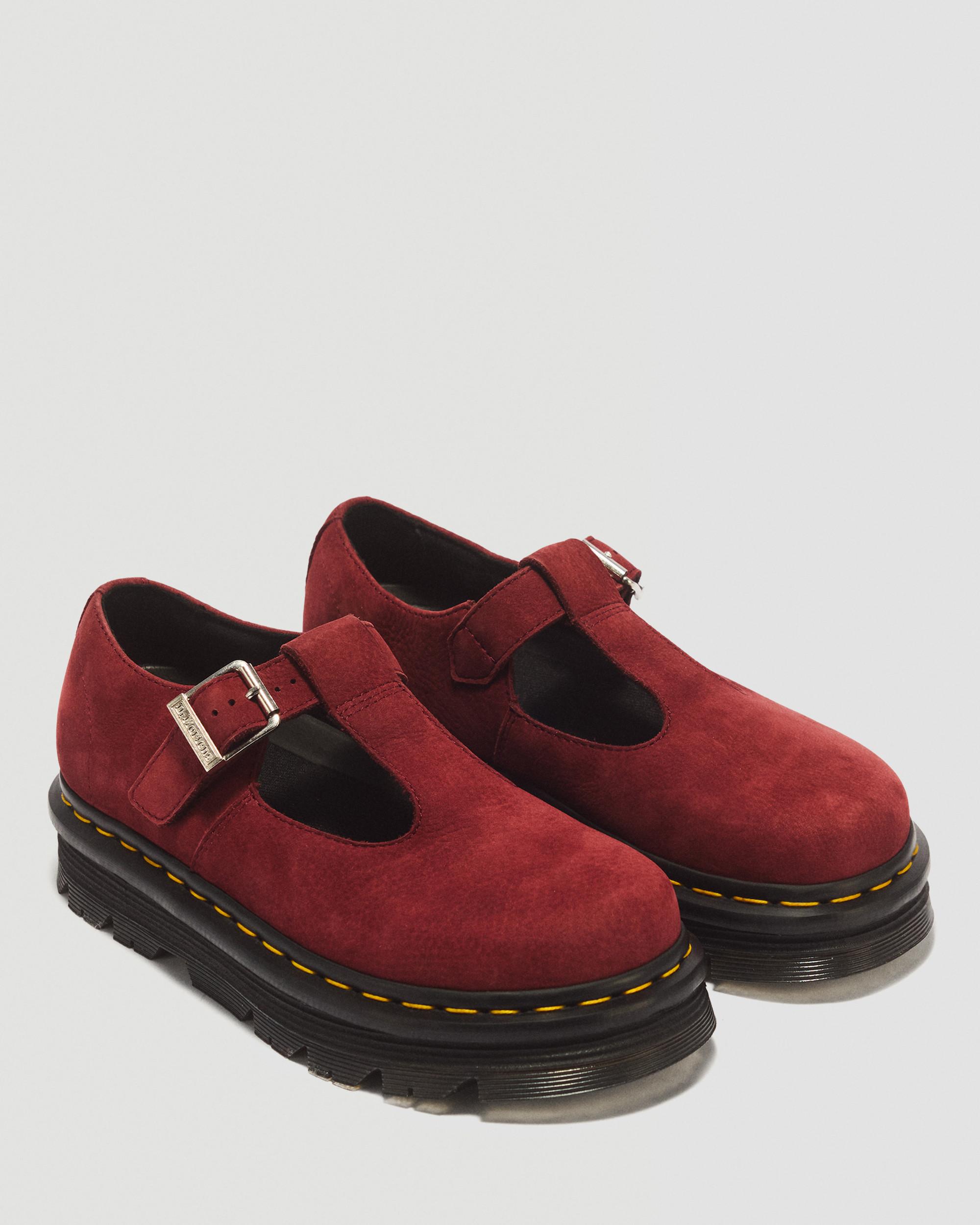 Zebzag Milled Nubuck Mary Jane Shoes