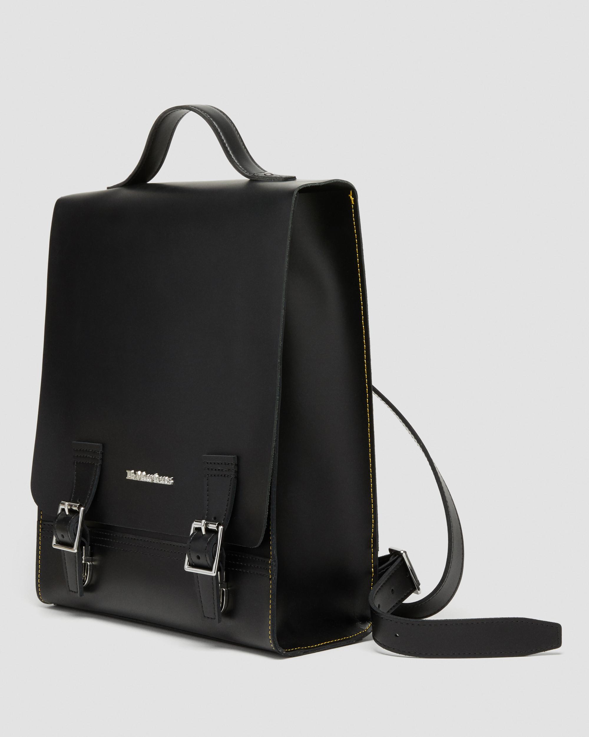 Leather Box Backpack