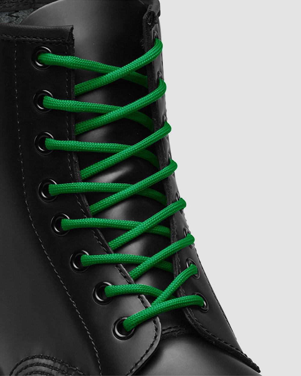 140cm 綠色圓形花邊鞋帶 (8-10孔鞋)