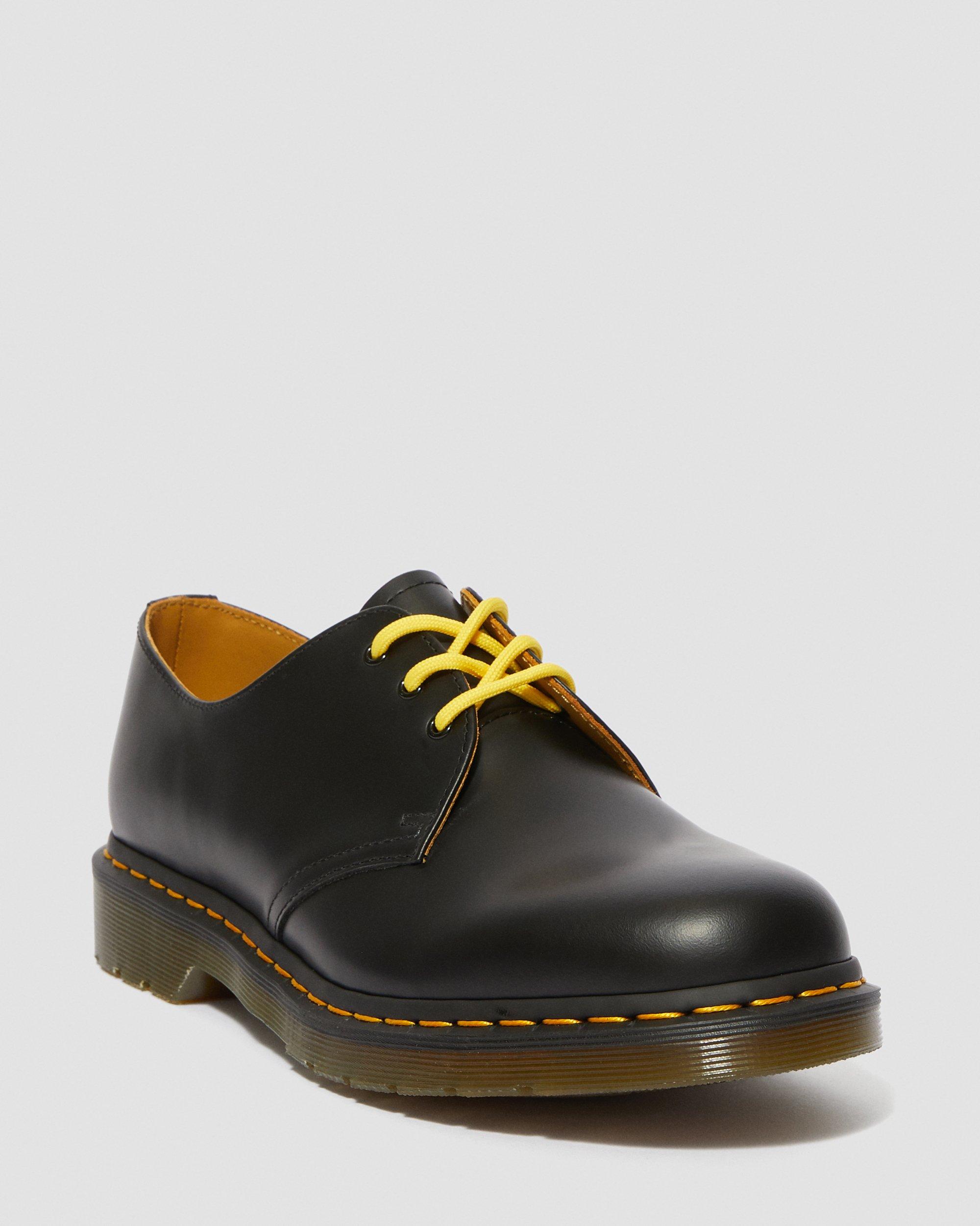 65cm 黃色圓形花邊鞋帶 (3孔鞋)