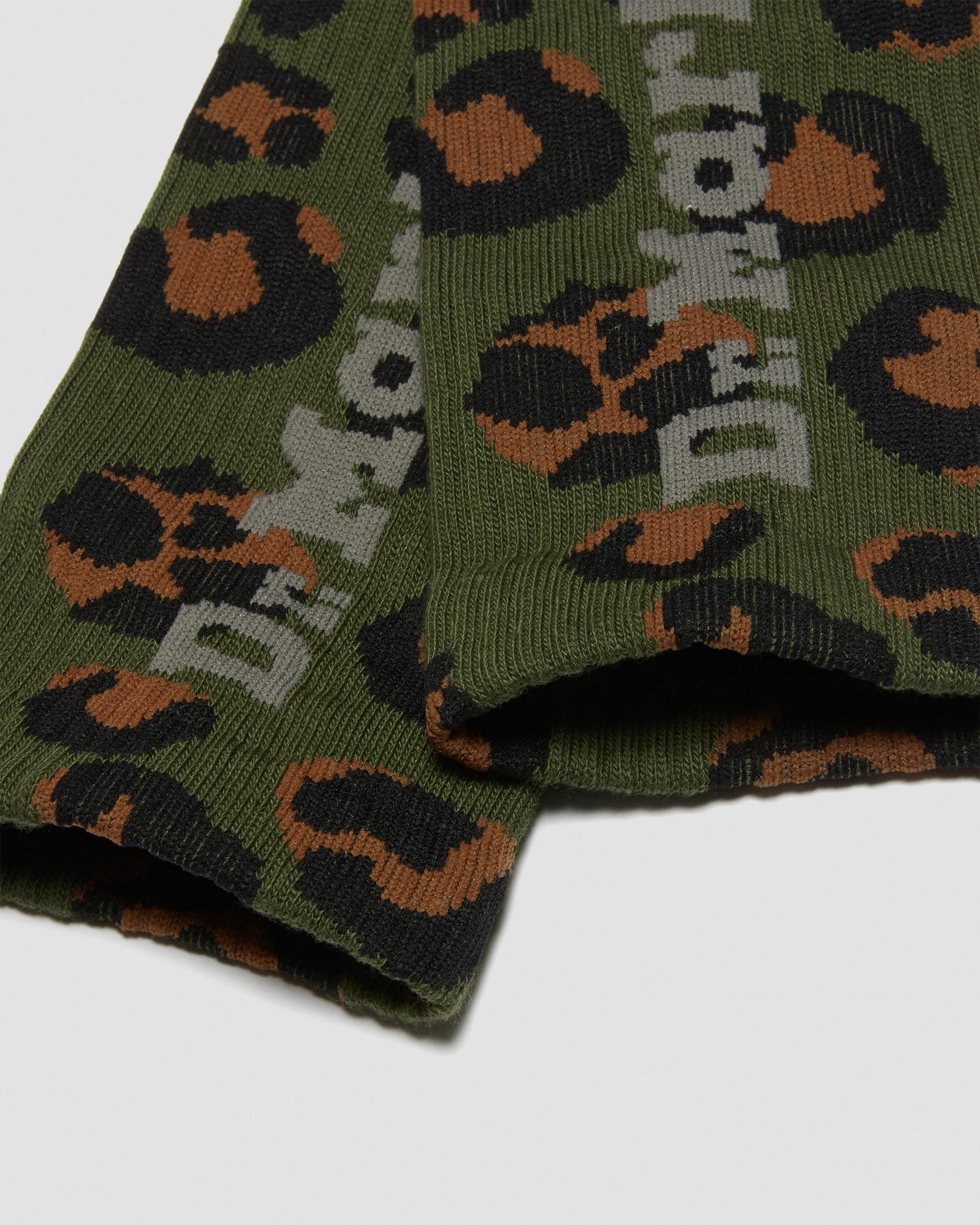 Vertical Logo Cotton Blend Socks