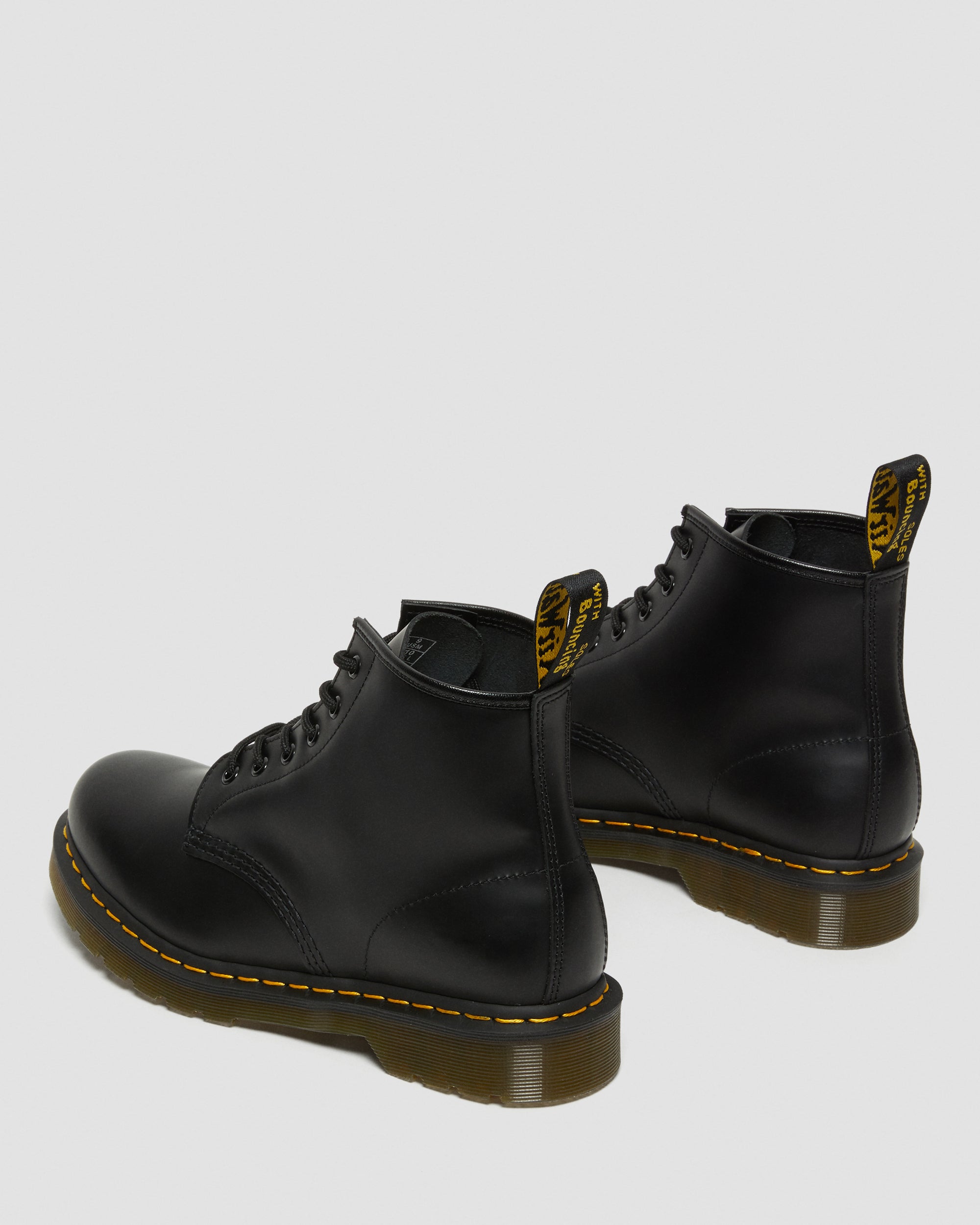 101 Yellow Stitch Smooth Leather Boots